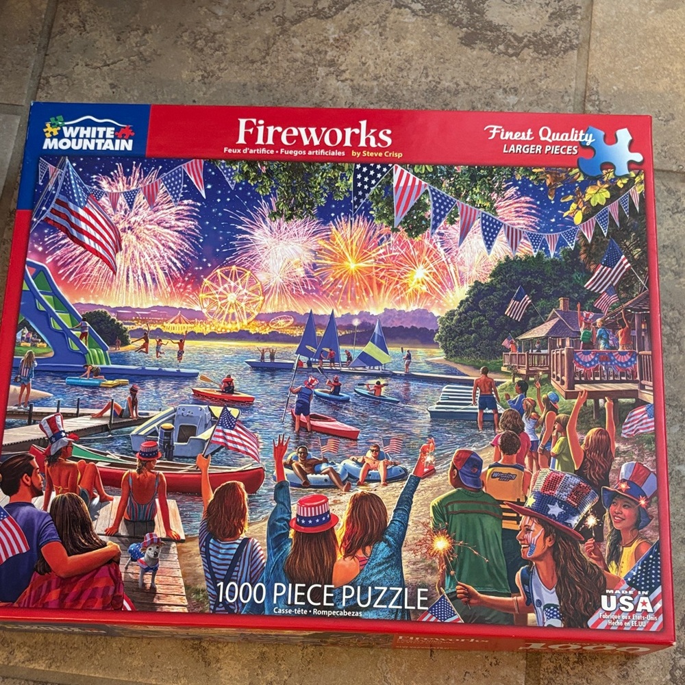 White Mountain 1000 piece puzzle, Fireworks